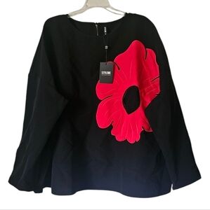 Stylewe Flower Embroidered Top Women Plus Size (3X) -- NWT